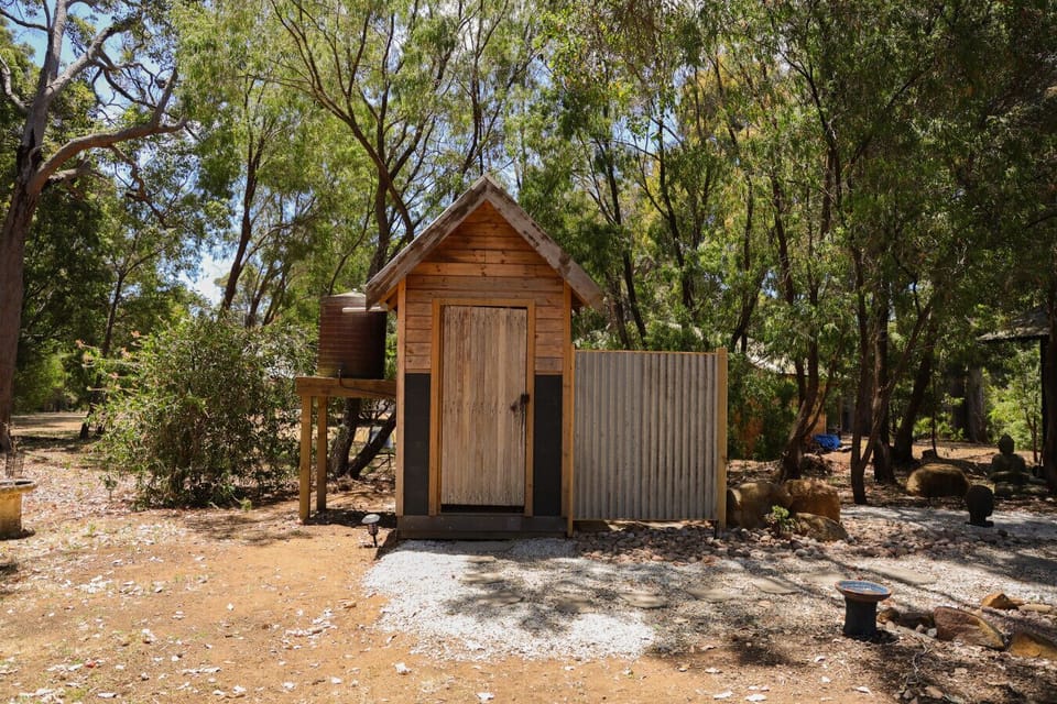 Outdoor bathroom/toilet