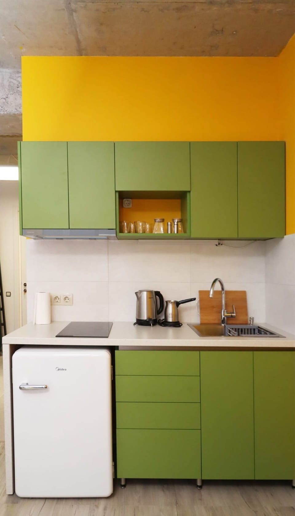 Our professional team members clean and maintain the kitchen well.