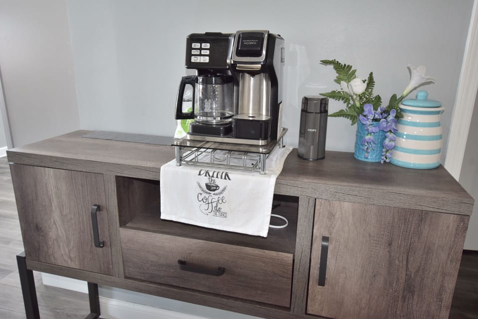 Coffee bar - Start up pods will be supplied.