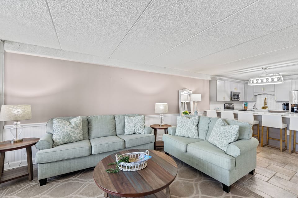 The perfect spot to settle into after a beautiful Beach day.