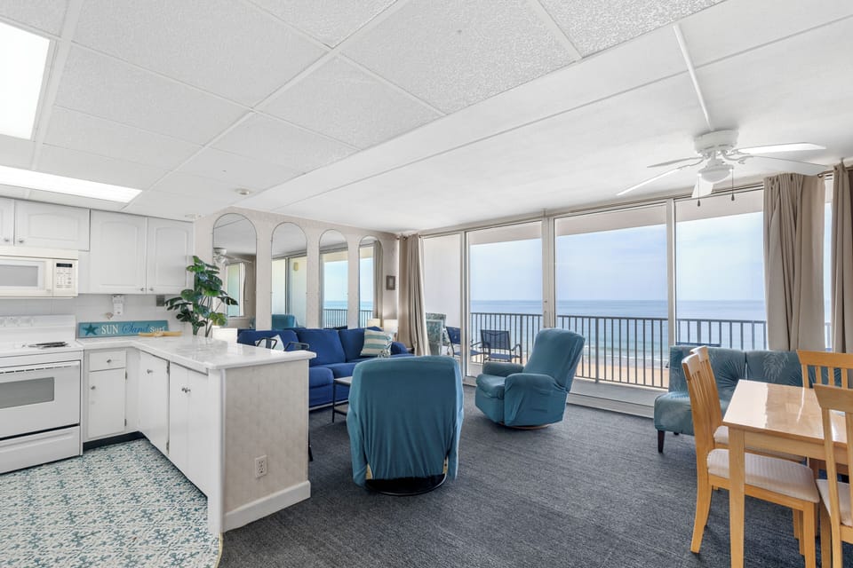 No one will miss a moment of the family fun with the lovely open living space
