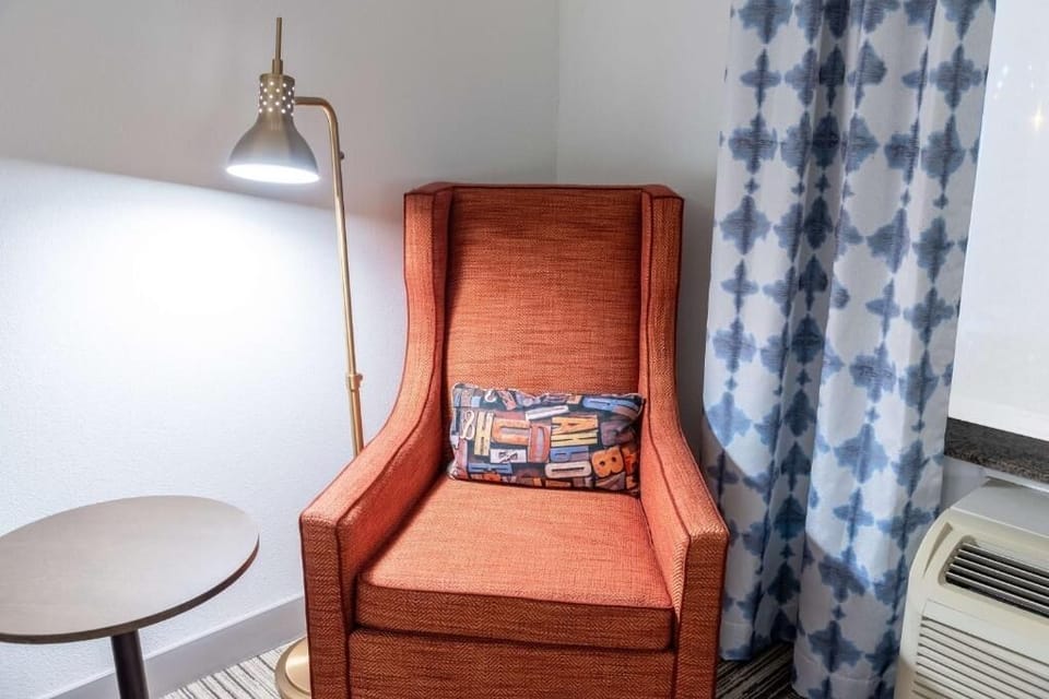 Curl up in the cozy chair for a quiet evening read.