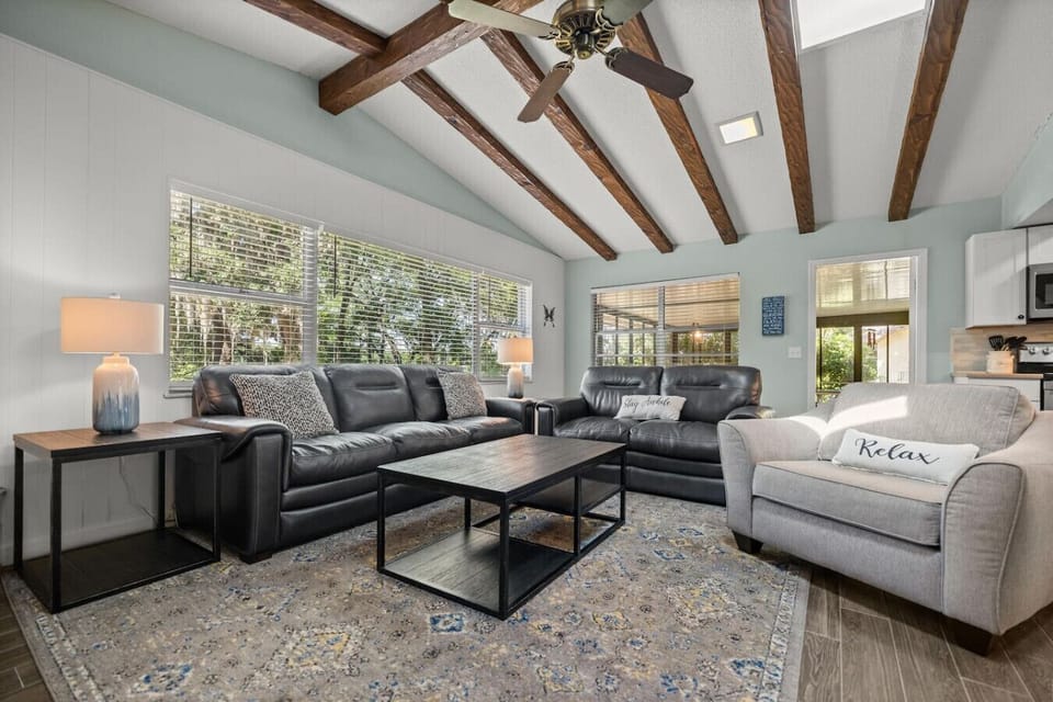 Living room - open floorplan allowing for plenty of natural sunlight