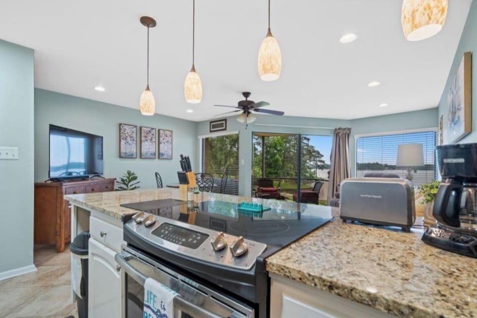Flat cook top and oven