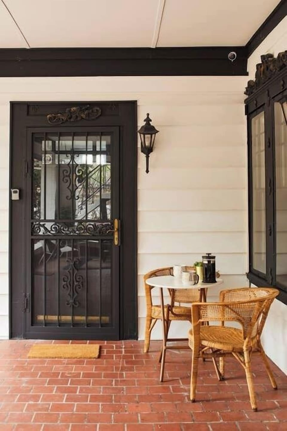 Enjoy your morning coffee or an evening glass of wine in your cozy outdoor nook. 