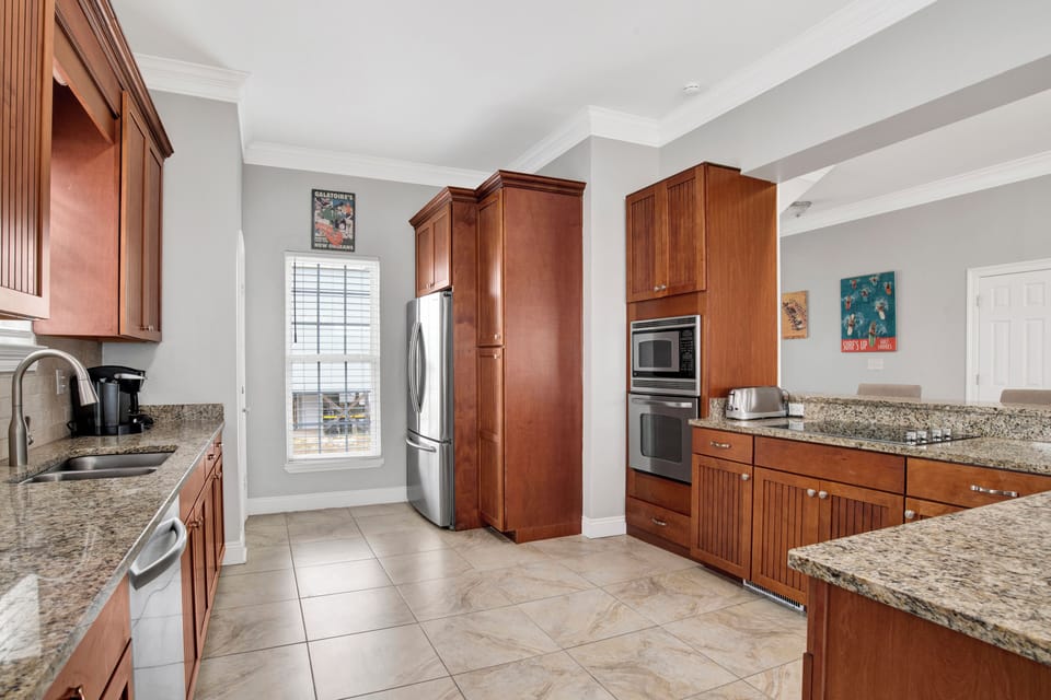 Fully equipped kitchen for all of your cooking needs