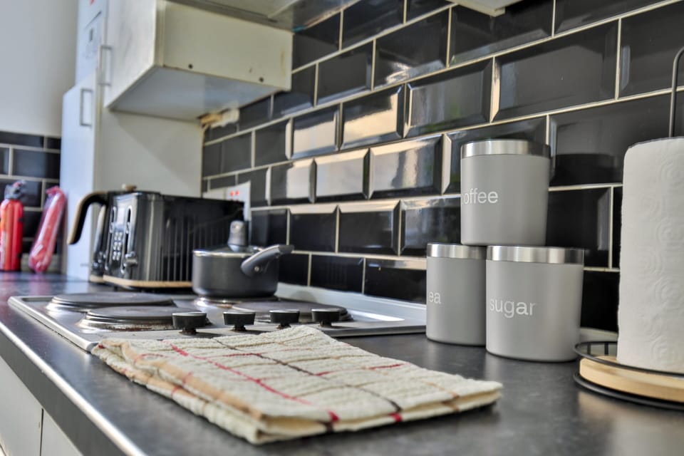 All essentials provided in the kitchen. 