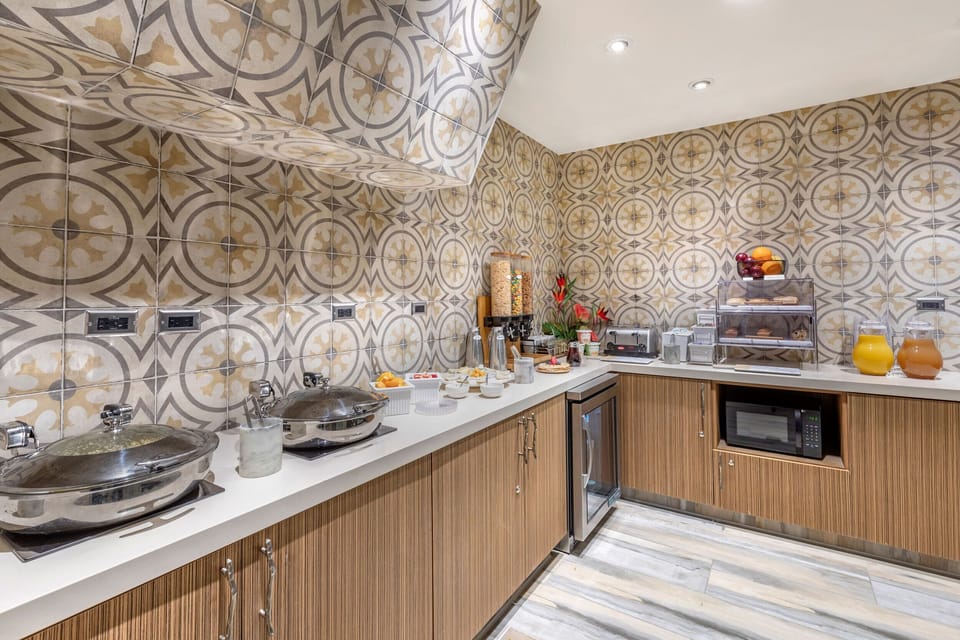 Help yourself to convenient breakfast extras and quick bites anytime.