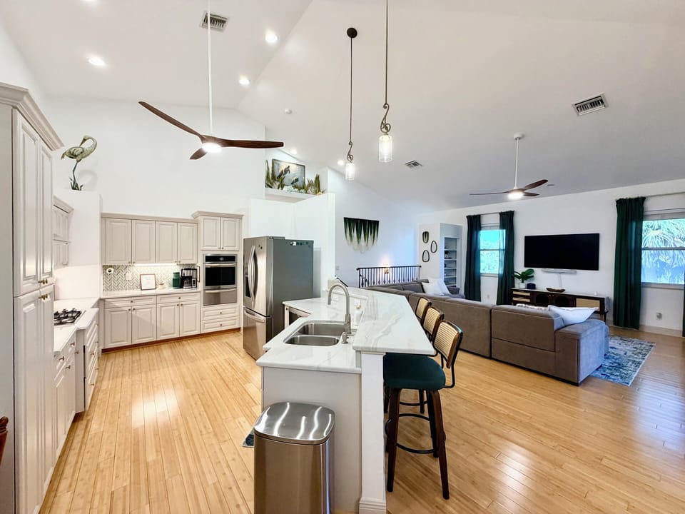 Kitchen and Main Living Room