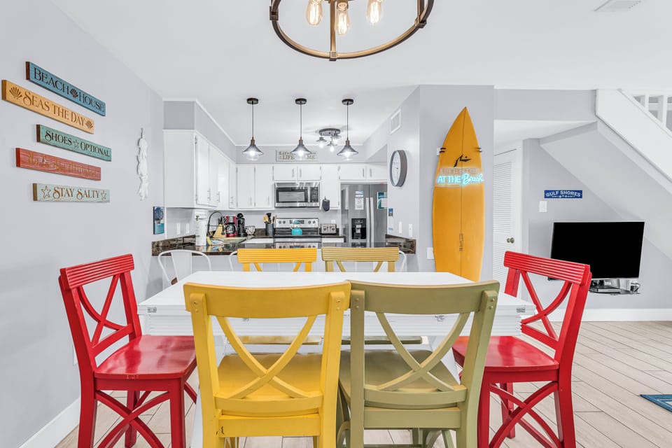 Share meals and make memories in this welcoming dining space.