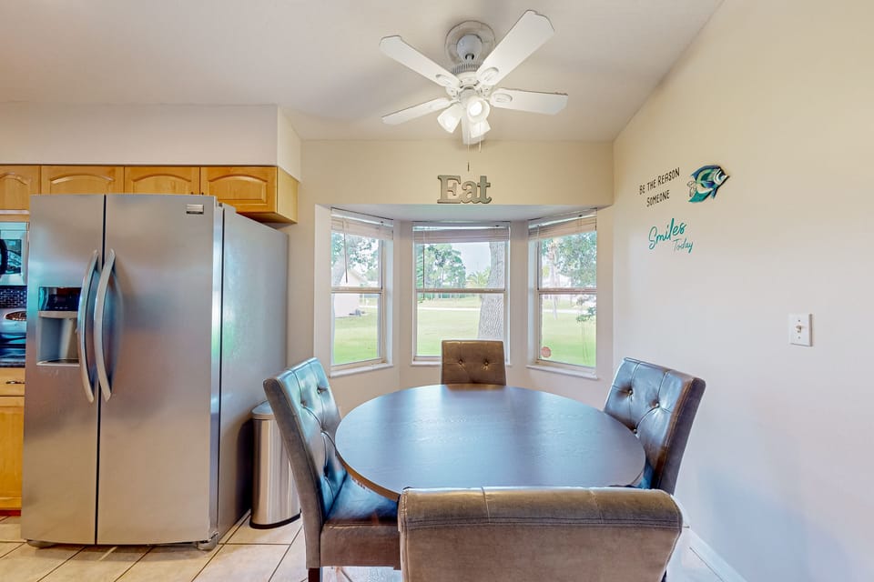 Kitchen dining table seats four
