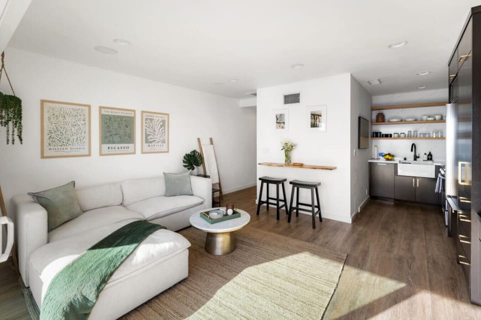 Stunning view of the living room