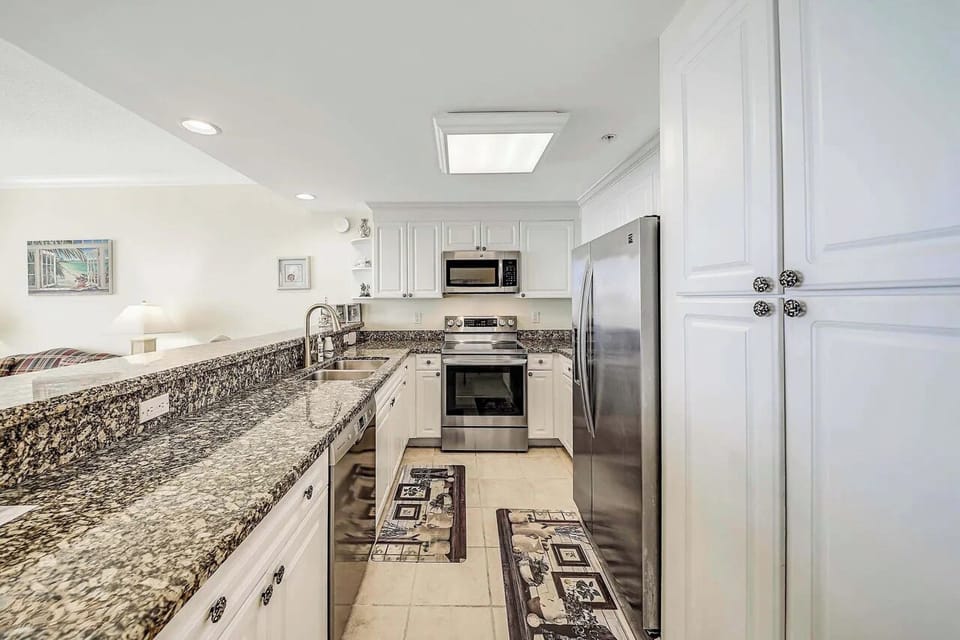 Fully stocked kitchen