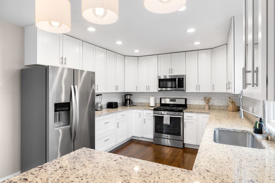 Thoughtfully designed kitchen for easy meal preparation
