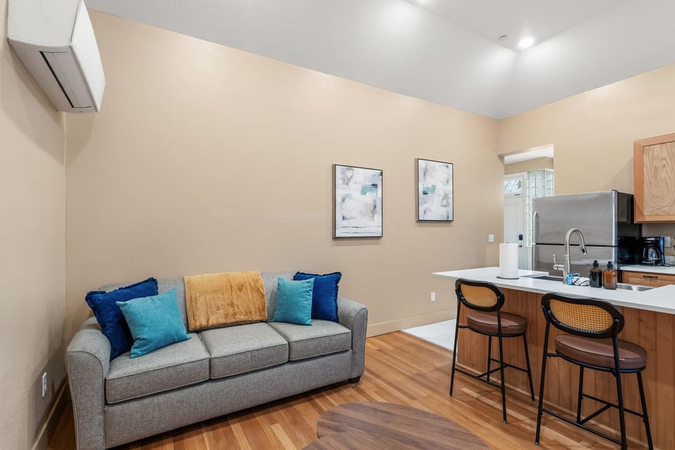 Kitchen and Living Room Area