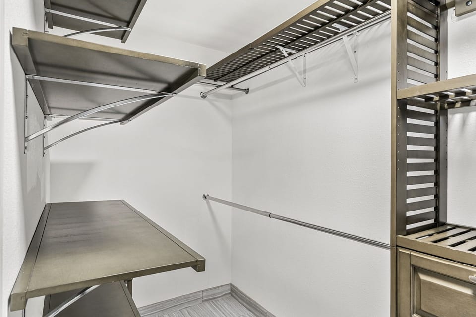 Extra closet space