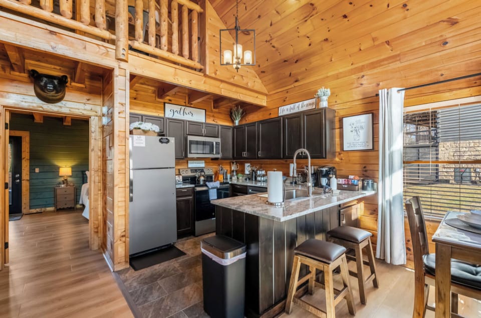 Kitchen and dining area