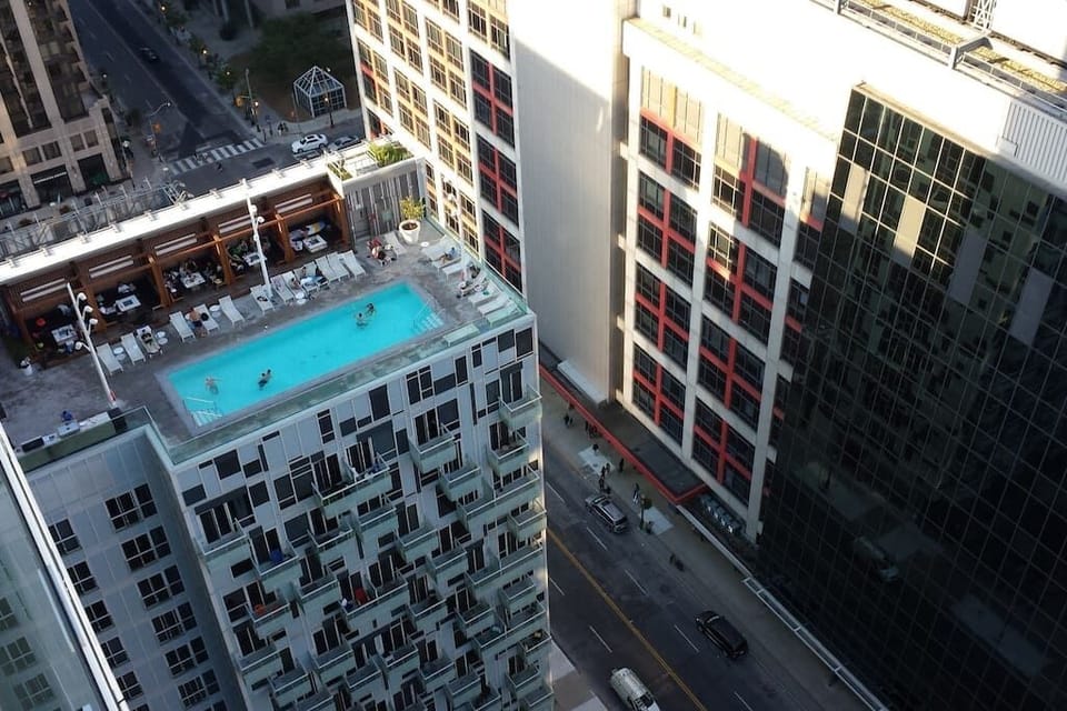 Rooftop pool