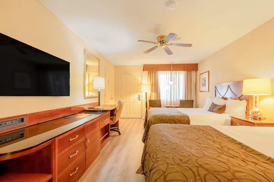 Unpack easily and enjoy a spacious, tidy stay.