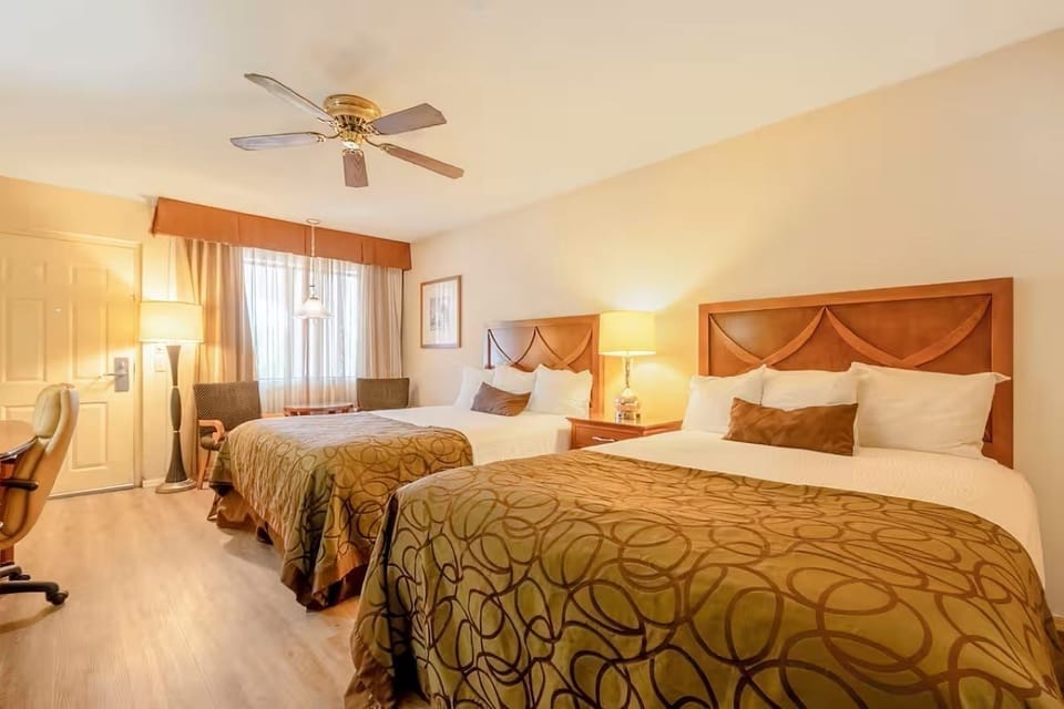 Settle into crisp linens and drift off in comfort.