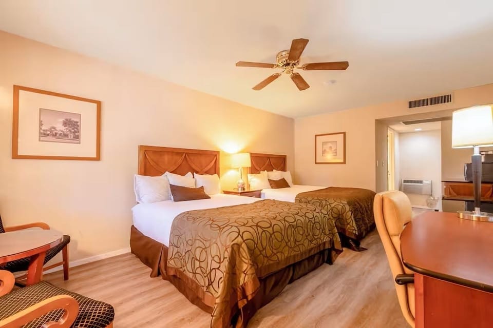 Relax together in a roomy retreat with cozy seating.