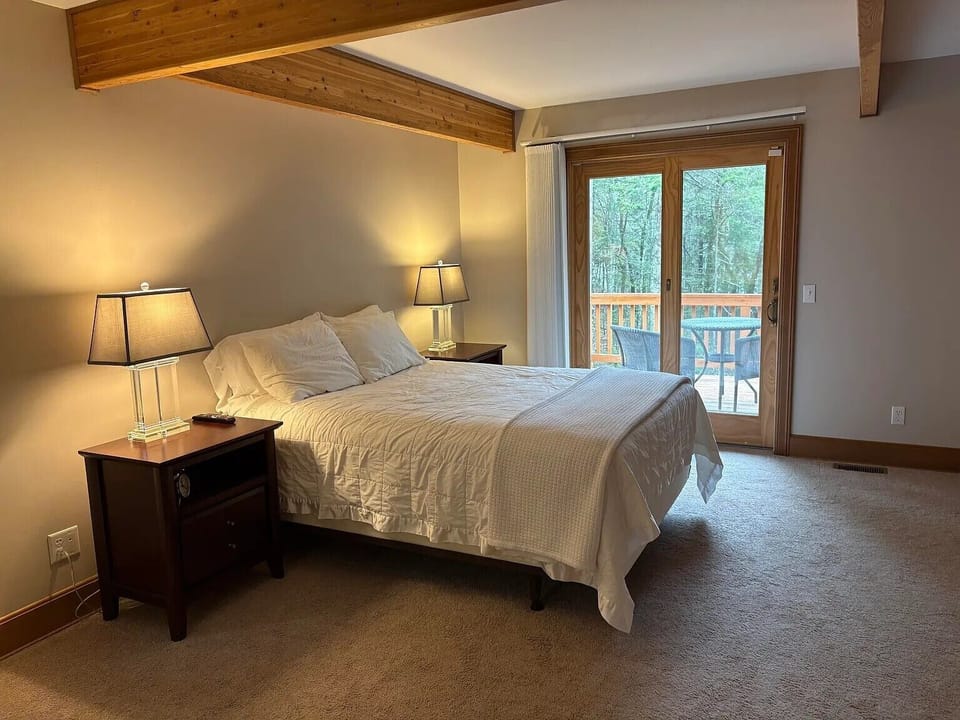 Main level Queen with deck access