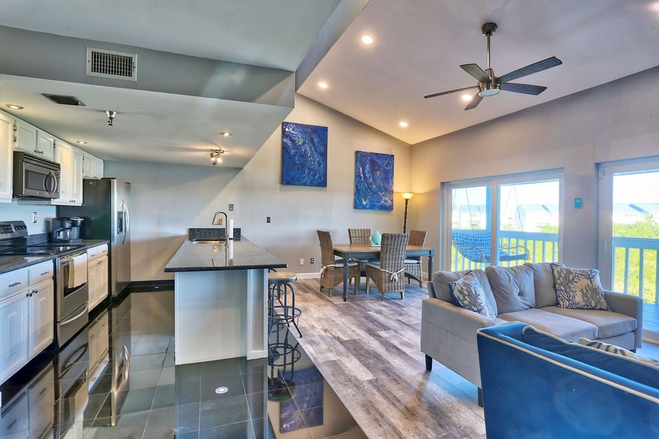 Living Area with Balcony Access