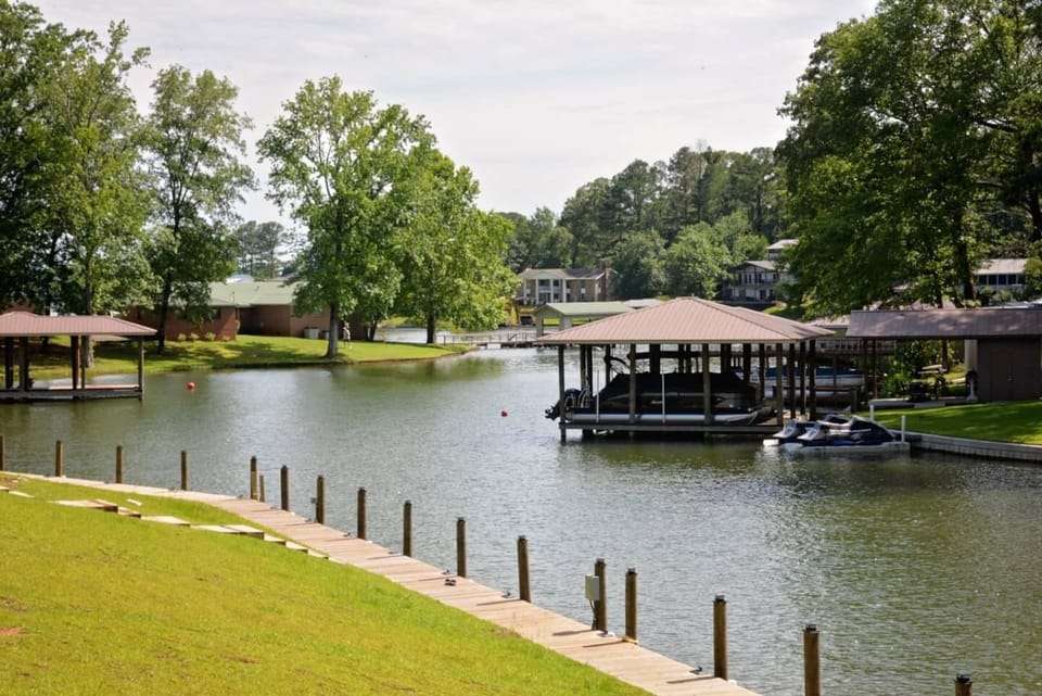 Water view from the back porch