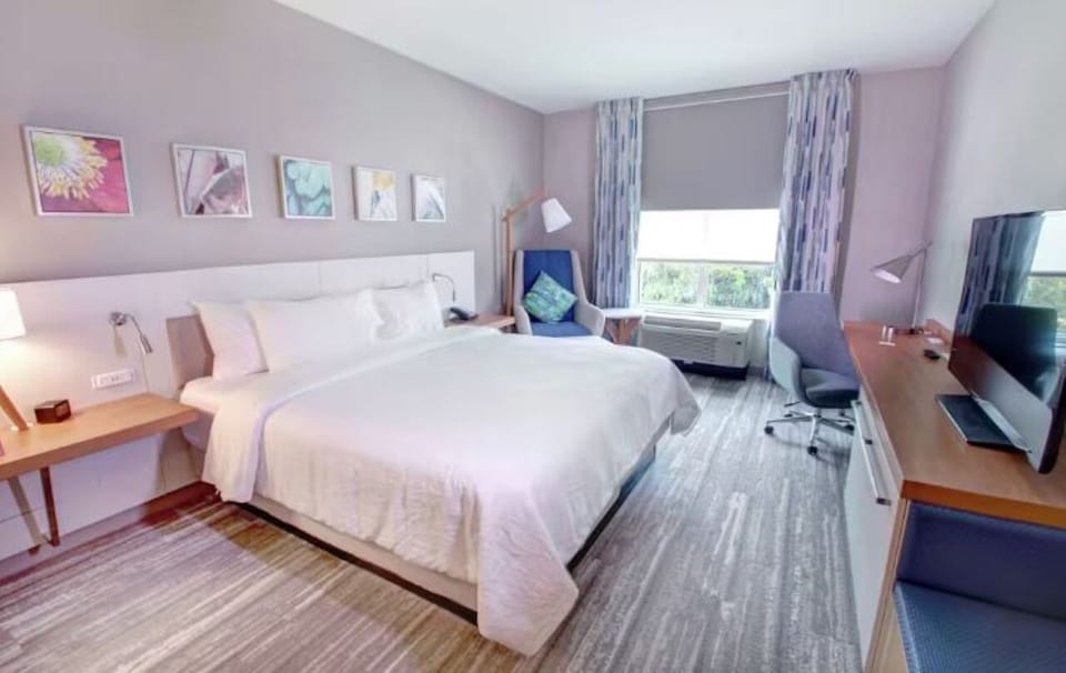 Bedroom. Interior and views may vary based on location and availability