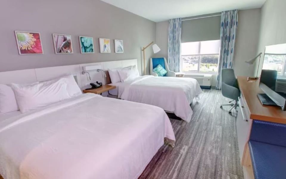 Bedroom. Interior and views may vary based on location and availability