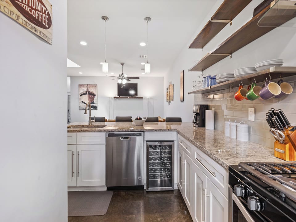 Kitchen from back door