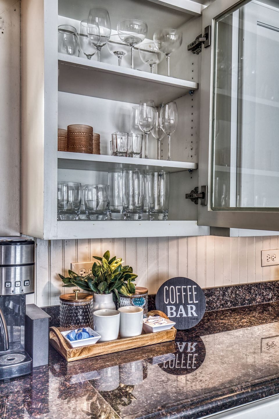 We are ready for wine lovers...and the morning after with a coffee bar.