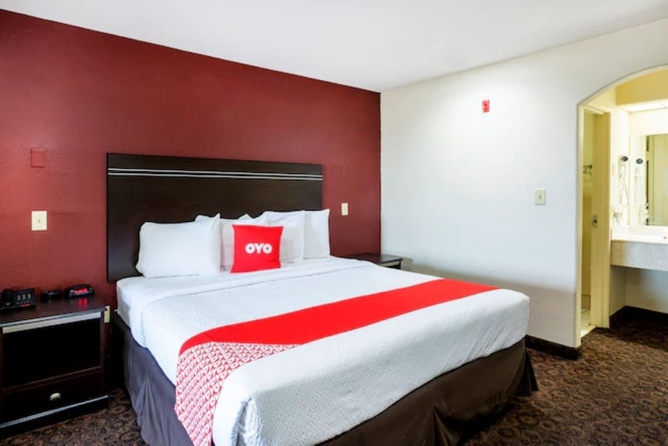 Bedroom. Interior and views may vary based on location and availability