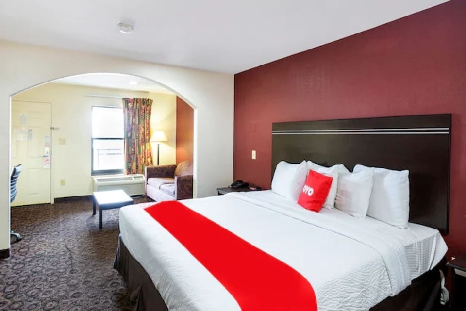 Bedroom. Interior and views may vary based on location and availability