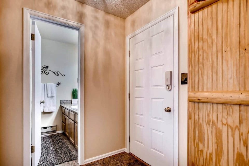 Downstairs bathroom off of the entrance to the condo.  Full shower is in the batroom