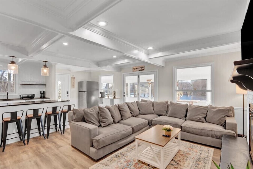 Where comfort meets style—an open living area that flows seamlessly from the living room to the kitchen.
