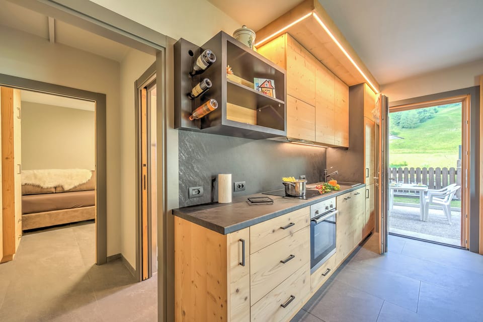 Kitchen and dining area