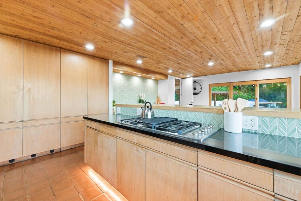 Bright, open kitchen perfect for gathering and cooking.