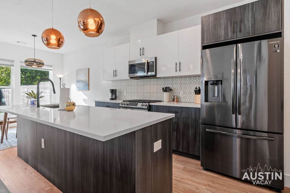Fully equipped with everything you need to cook and entertain.