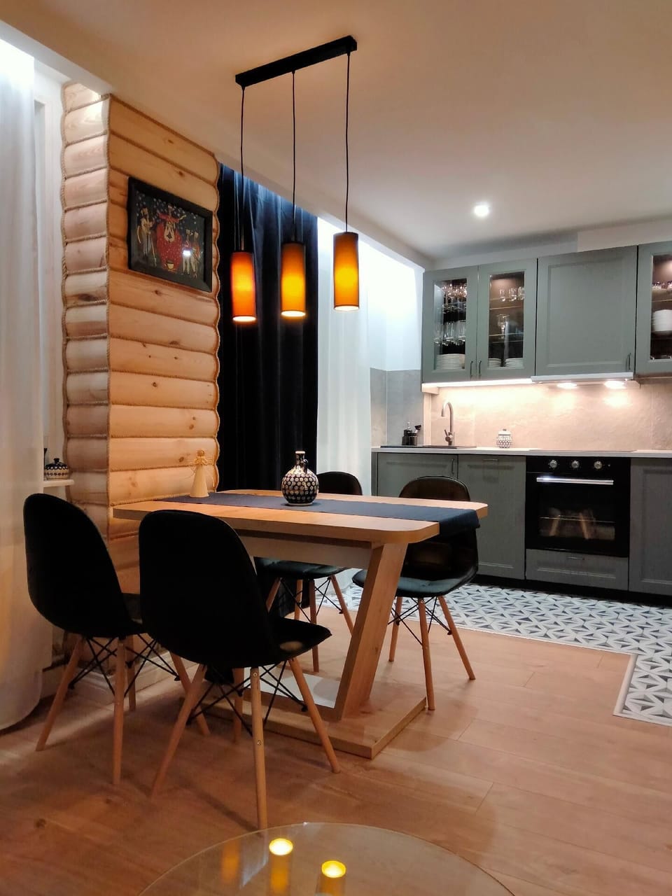 Warm and Fully Equipped Kitchen