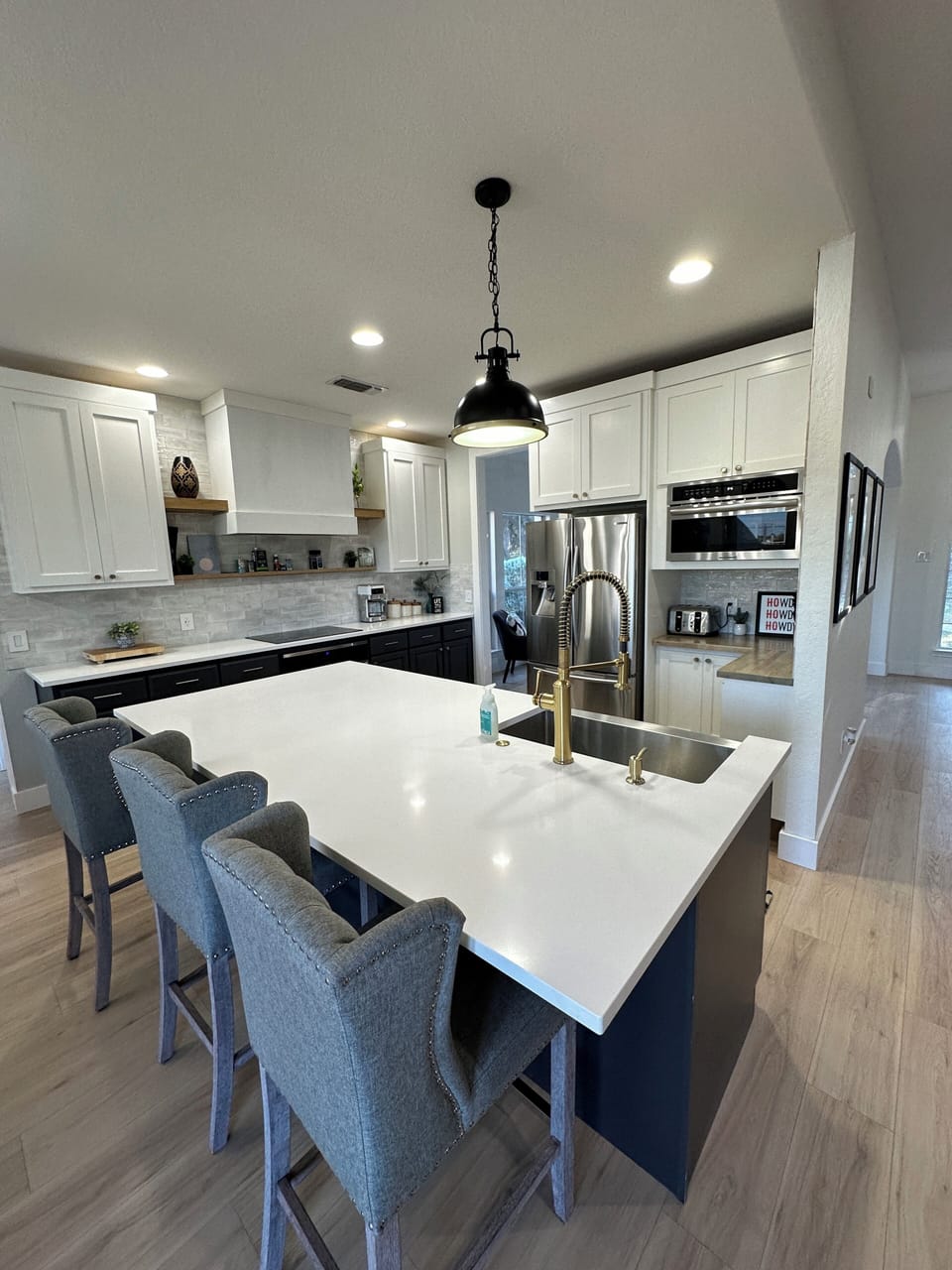 Gorgeous updated kitchen complete with center island