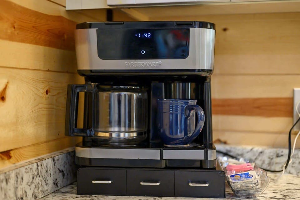 The open kitchen is well equipped for an unforgettable getaway​