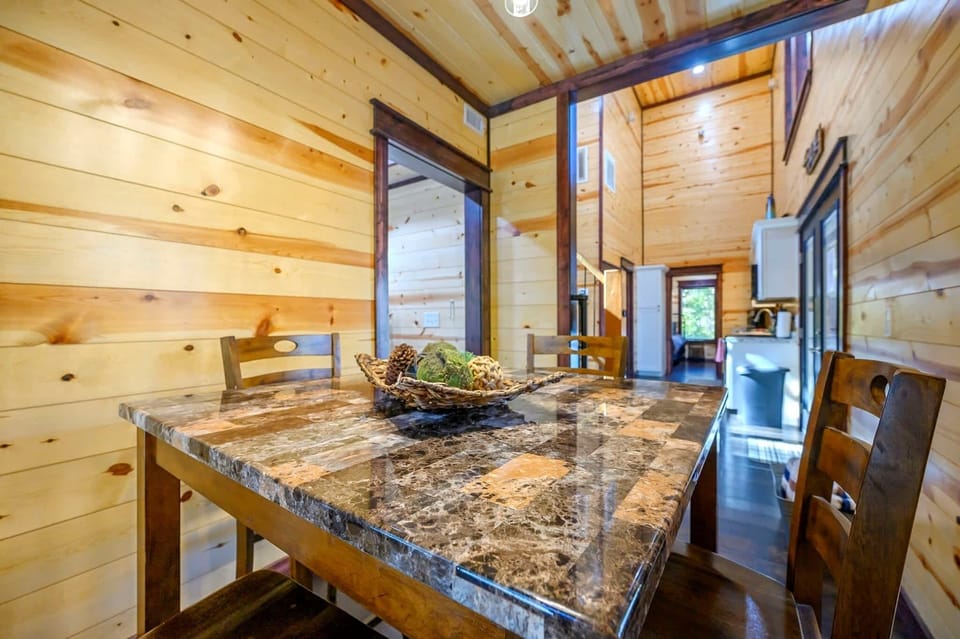 Make mealtime memories at the dining table, seating 4​