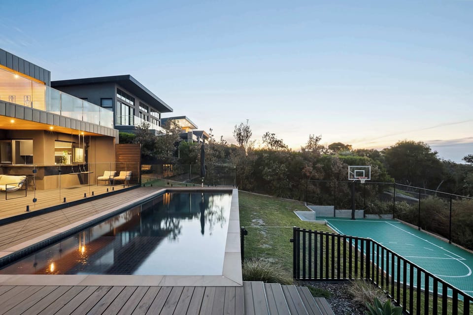 Backyard with Pool