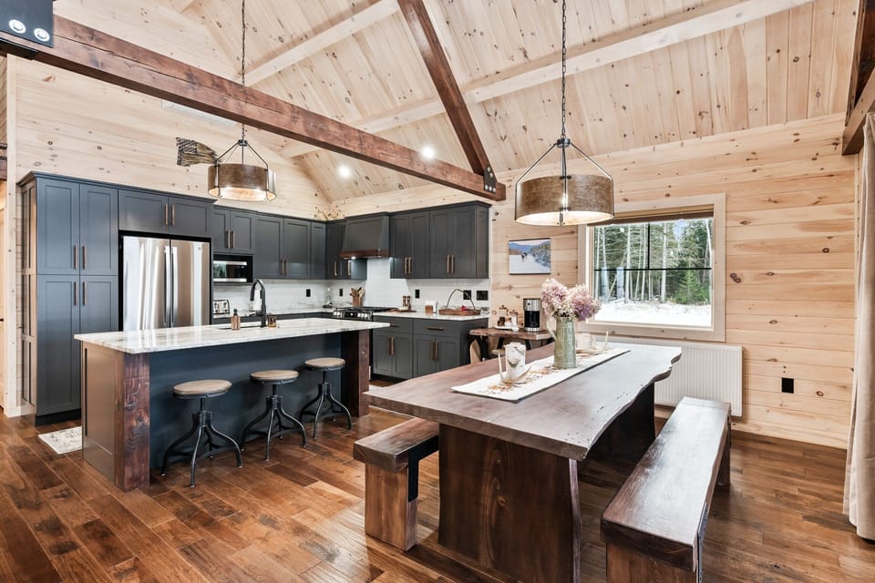 Kitchen and dining area