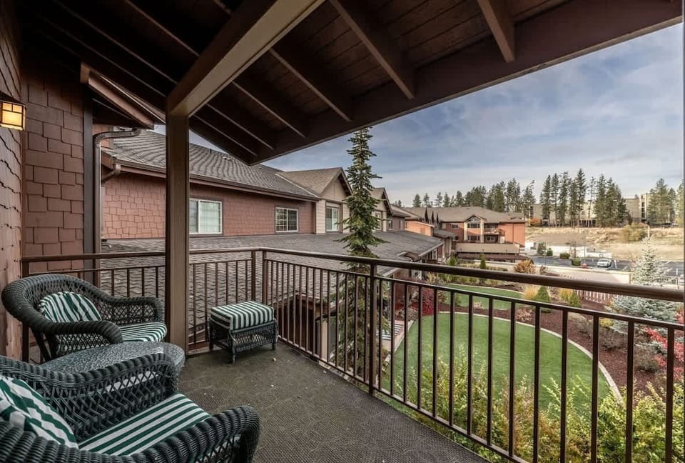 Private balcony in Riverstone 