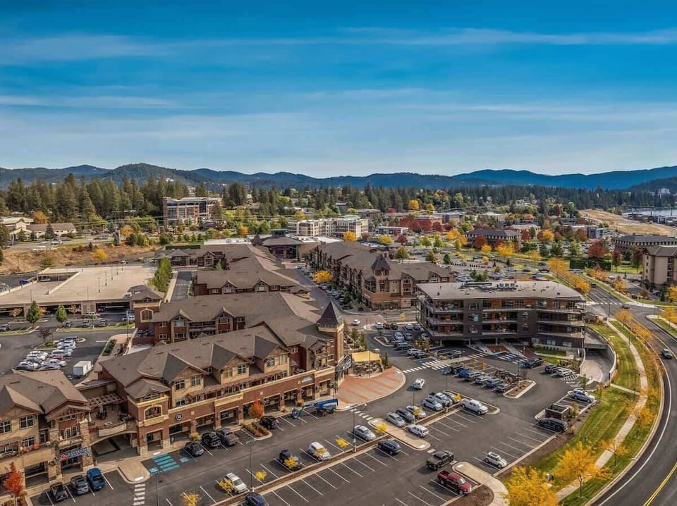 Riverstone has everything you need. Shopping, restaurants, and even a movie theater 