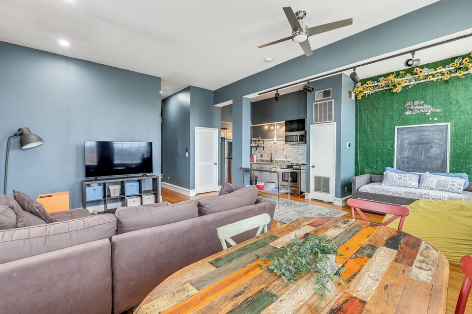 Interior | Single-Story Condo | Free WiFi | Central Heating & A/C