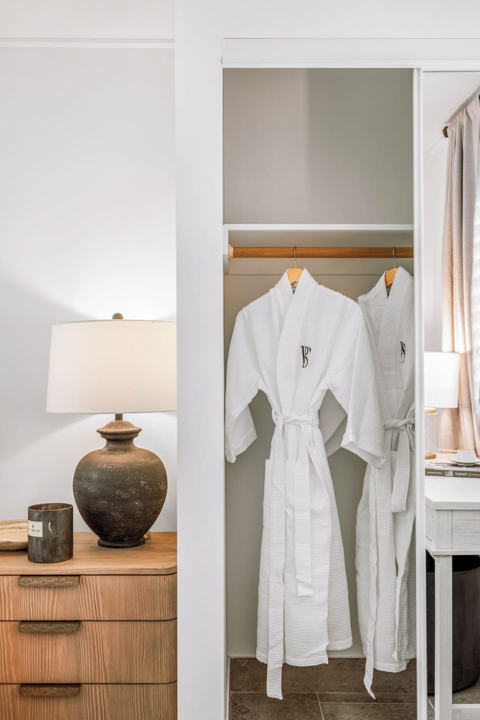 Slip into one of our robes and unwind the way you deserve. 