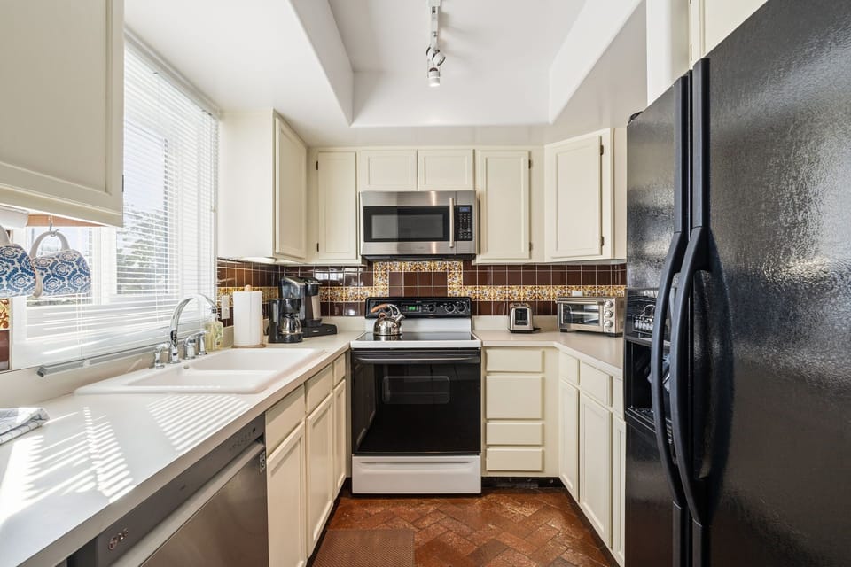 Whip up your favorite meals in this beautifully designed kitchen